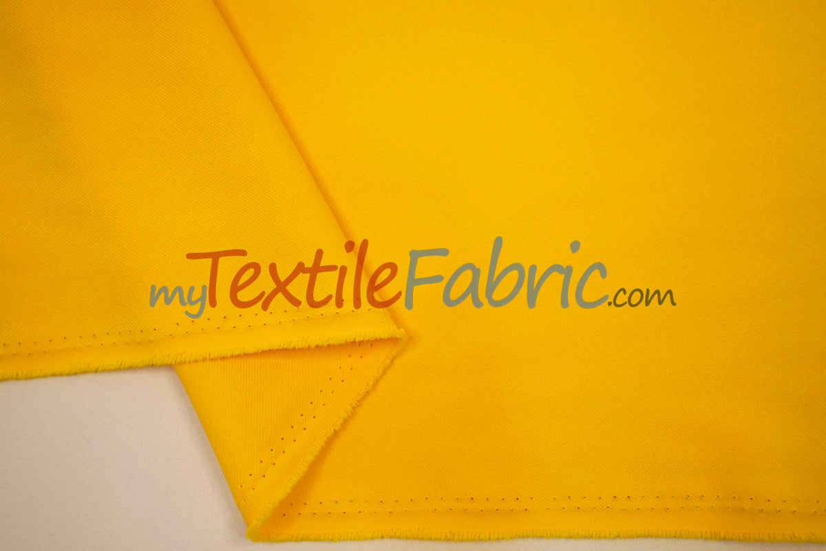 Polyester Gabardine Fabric | Polyester Suiting Fabric | 58" Wide | Multiple Colors | Polyester Twill Fabric |