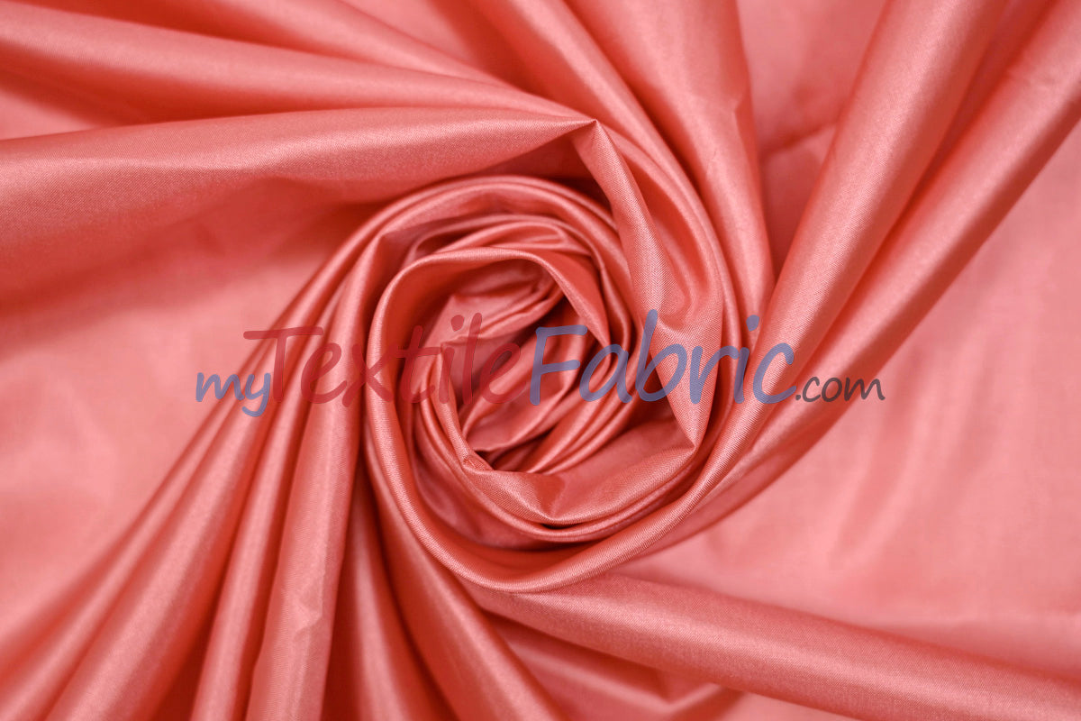 Polyester Silky Habotai Lining - 58" Wide - Super Soft and Silky Poly Habotai Fabric - Sample Swatch - Digital Printing, Apparel Lining, Drapery and Decor