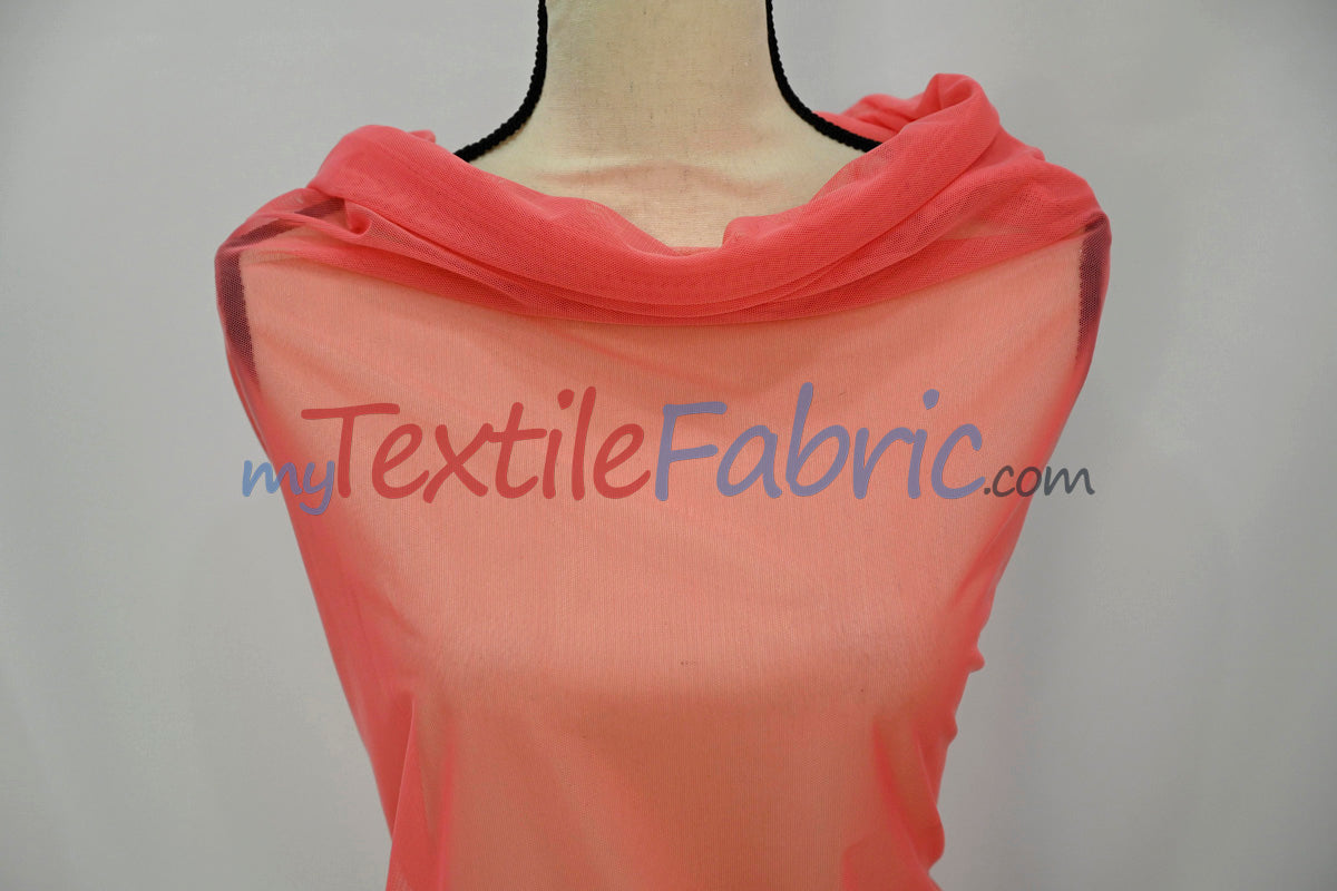 Super Soft Power Mesh Spandex | 20% Spandex | 60" Wide | 4 Way Stretch | Multiple Colors |