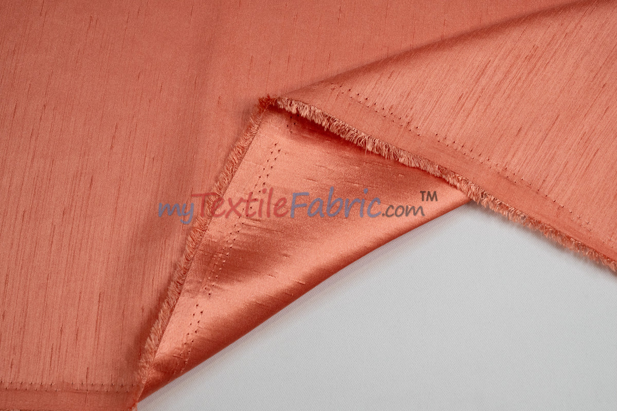 Shantung Satin Fabric | Satin Dupioni Silk Fabric | 60" Wide | Multiple Colors | Yards & Bolts