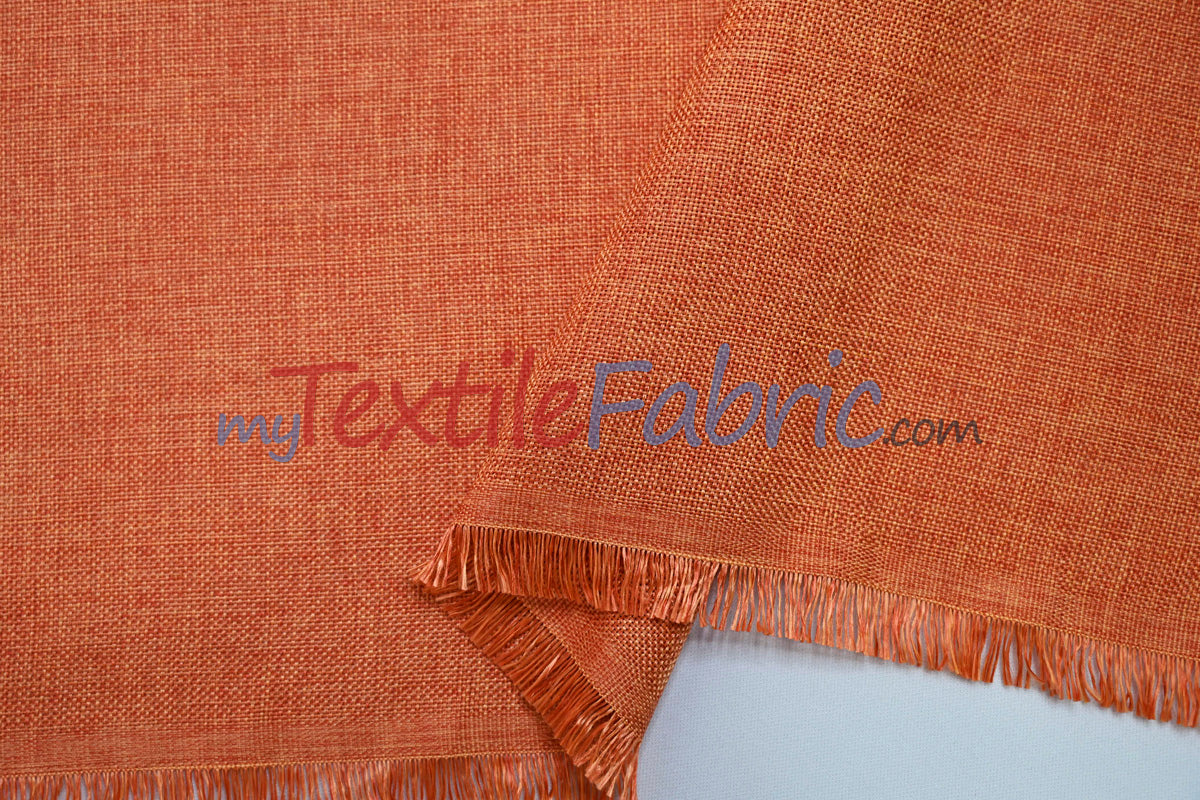 Vintage Linen Fabric | Imitation Burlap Fabric | 60" Wide | Faux Burlap | Vintage Rustic Natural Look Burlap | Washable Burlap Fabric for Decor |