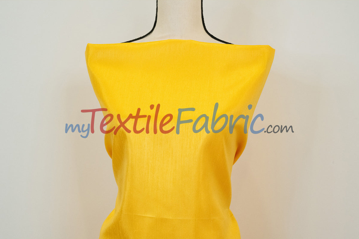 Shantung Satin Fabric | Satin Dupioni Silk Fabric | 60" Wide | Multiple Colors | Yards & Bolts
