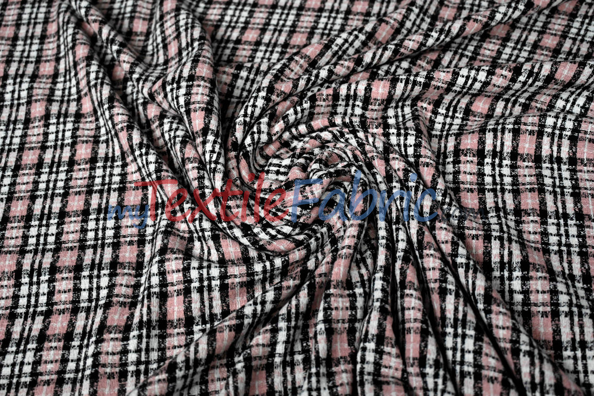 Classic Tweed Fabric | 60" Wide | Timeless Woolen-Style Polyester Tweed