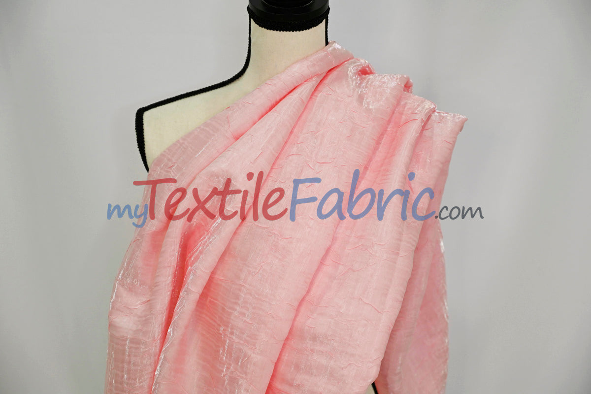 Iridescent Crush Shimmer Fabric | Iridescent Fabric | 54" Wide | Multiple Colors | Yards & Bolts