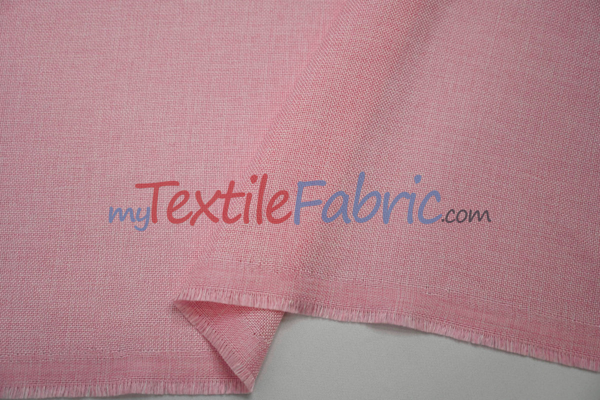 Vintage Linen Fabric | Imitation Burlap Fabric | 60" Wide | Faux Burlap | Vintage Rustic Natural Look Burlap | Washable Burlap Fabric for Decor |