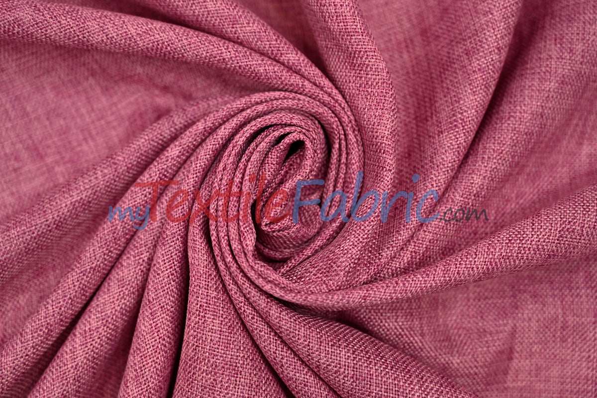 Vintage Linen Fabric | Imitation Burlap Fabric | 60" Wide | Faux Burlap | Vintage Rustic Natural Look Burlap | Washable Burlap Fabric for Decor |