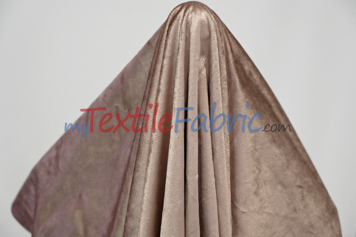 BT Royal™ ------------------------------A Plush Velvet Fabric | Soft and Plush Non Stretch Velvet Fabric | 60" Wide | Apparel, Decor, Drapery and Upholstery Weight | Multiple Colors