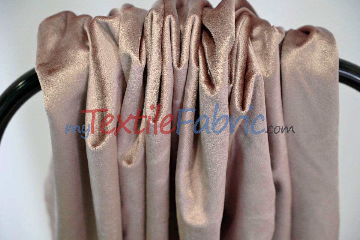 BT Royal™ ------------------------------A Plush Velvet Fabric | Soft and Plush Non Stretch Velvet Fabric | 60" Wide | Apparel, Decor, Drapery and Upholstery Weight | Multiple Colors