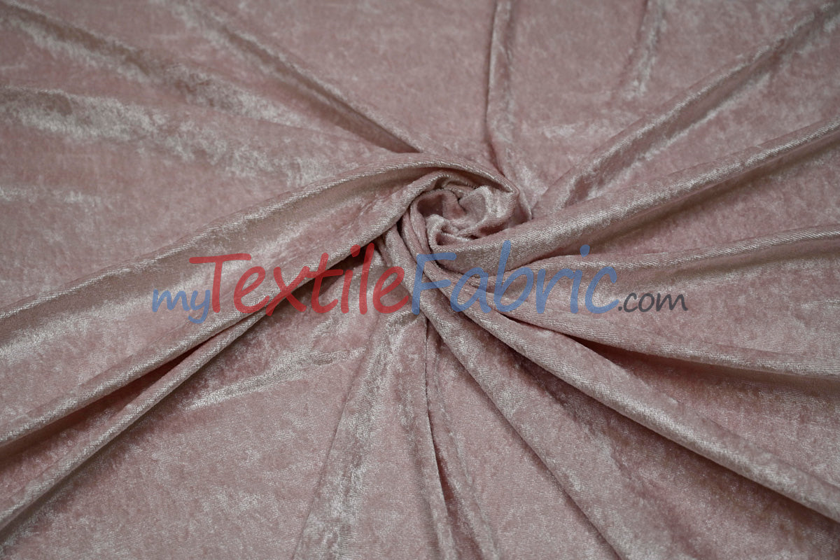 Panne Velvet Fabric | 60" Wide | Crush Panne Velour | Apparel, Costumes, Cosplay, Curtains, Drapery & Home Decor