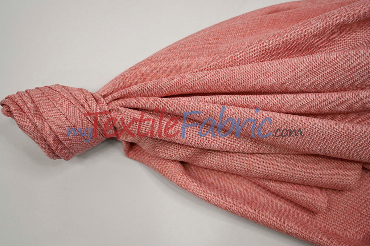 Vintage Linen Fabric | Imitation Burlap Fabric | 60" Wide | Faux Burlap | Vintage Rustic Natural Look Burlap | Washable Burlap Fabric for Decor |