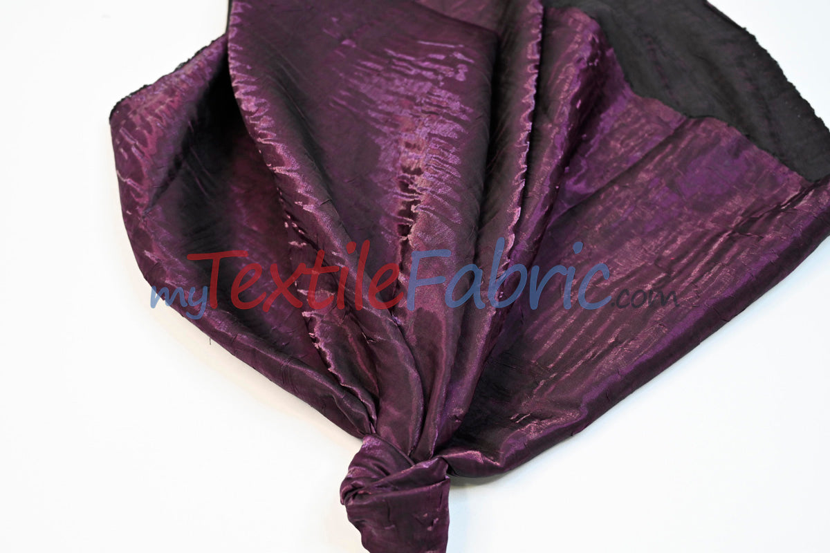 Iridescent Crush Shimmer Fabric | Iridescent Fabric | 54" Wide | Multiple Colors | Yards & Bolts