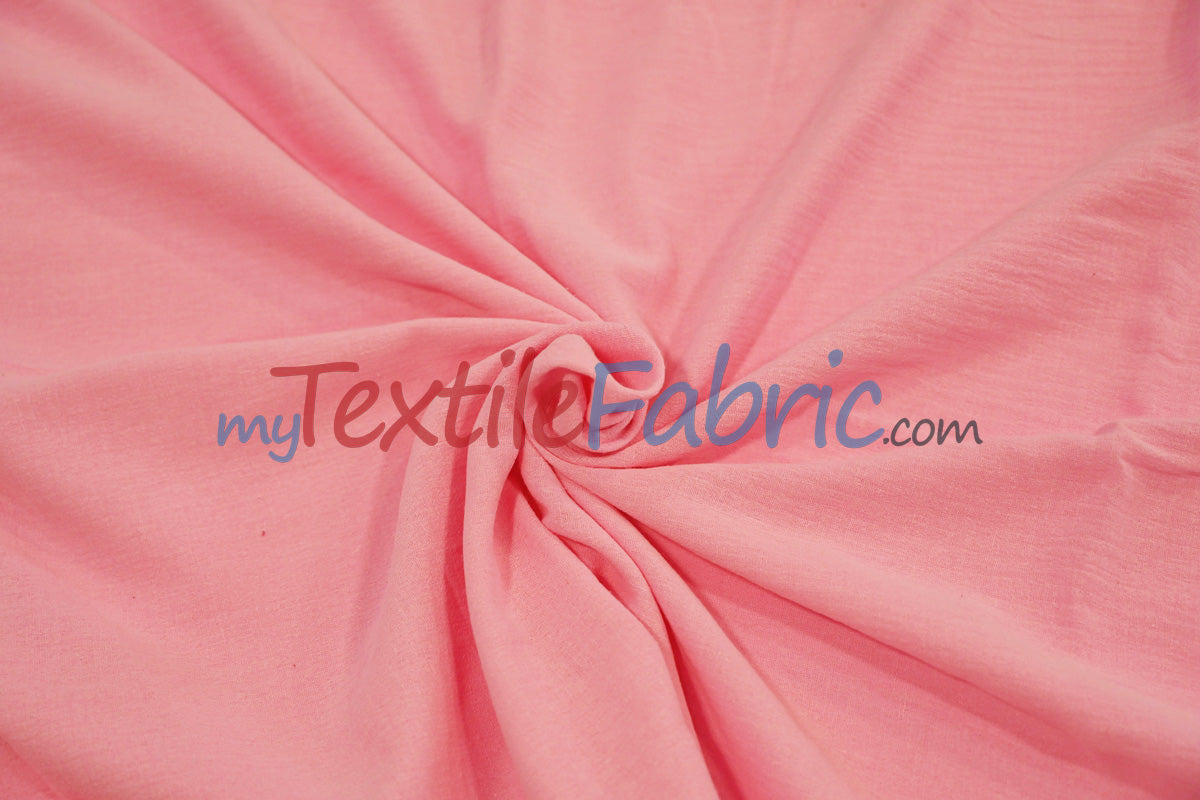 100% Cotton Gauze Fabric | Soft Lightweight Cotton Muslin | 48" Wide | Yards & Bolts