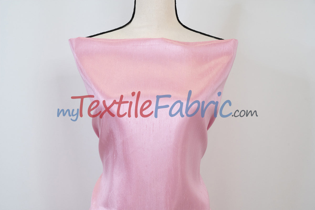 Shantung Satin Fabric | Satin Dupioni Silk Fabric | 60" Wide | Multiple Colors | Yards & Bolts
