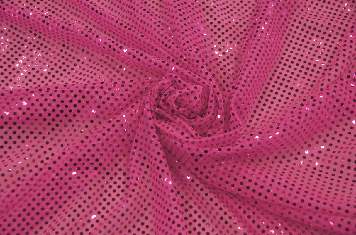Confetti Dot Sequins Fabric | 3mm Sequins Fabric | 45" Wide | Glued 3mm Sequins Fabric | Costume Cosplay Fashion Decoration |