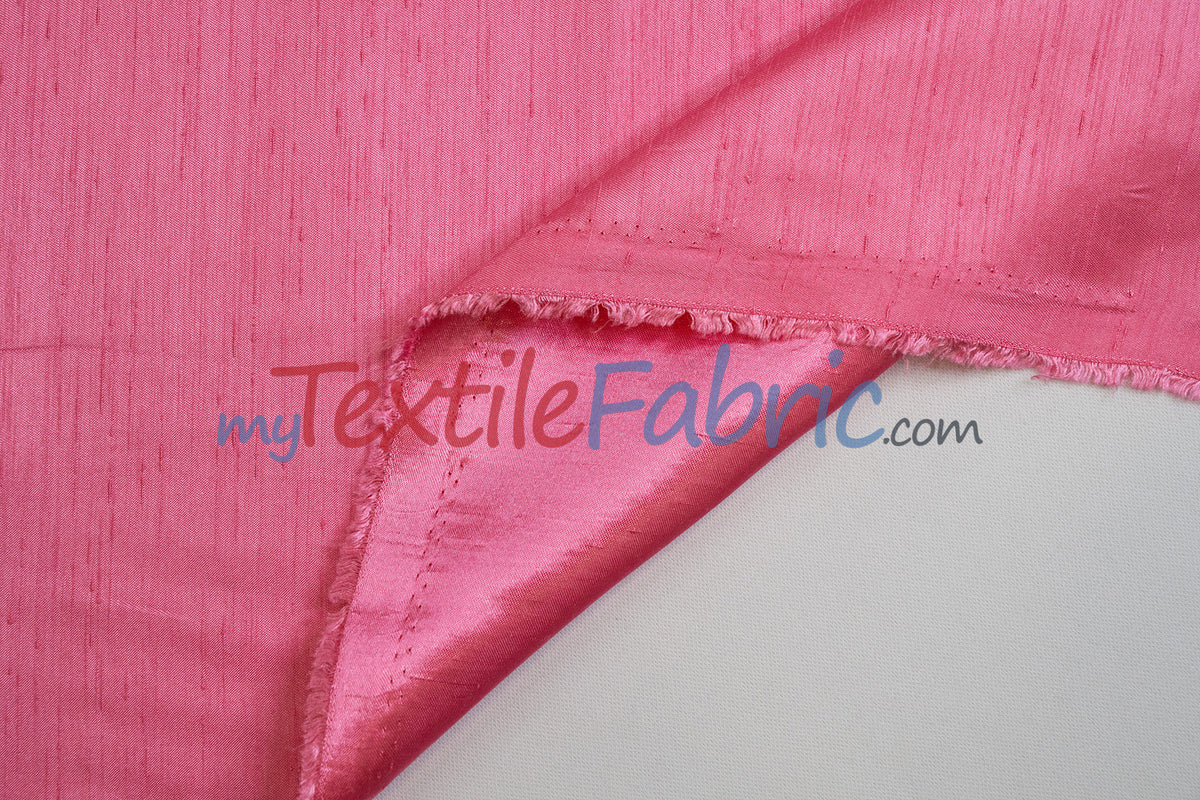 Shantung Satin Fabric | Satin Dupioni Silk Fabric | 60" Wide | Multiple Colors | Yards & Bolts