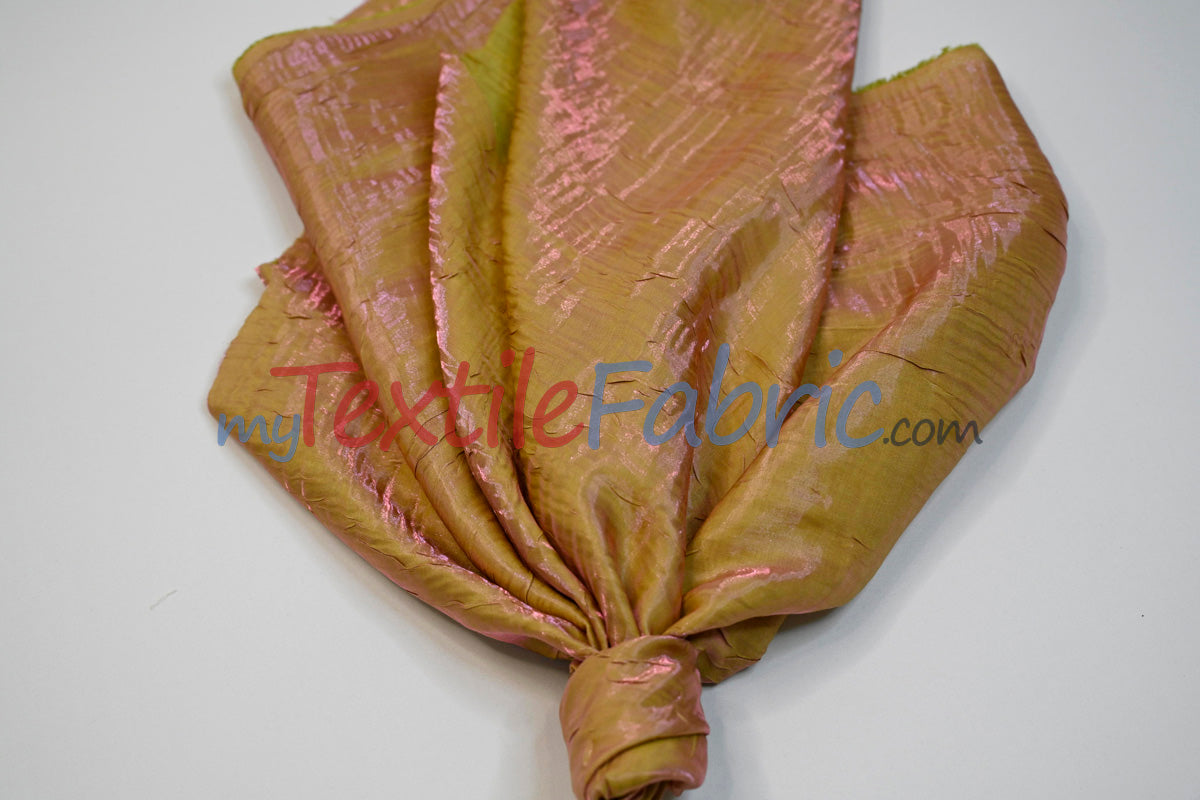 Iridescent Crush Shimmer Fabric | Iridescent Fabric | 54" Wide | Multiple Colors | Yards & Bolts