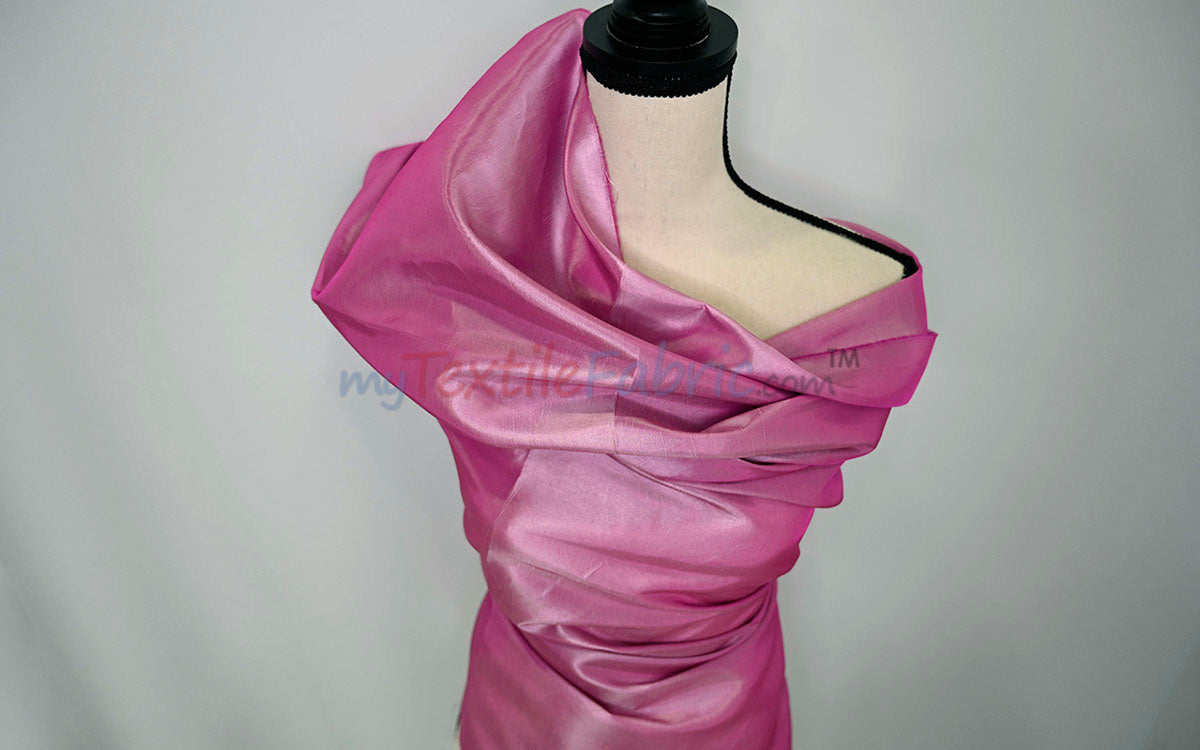 Taffeta Fabric | Two Tone Taffeta Fabric | Non Stretch Taffeta | 60" Wide | Multiple Solid Colors