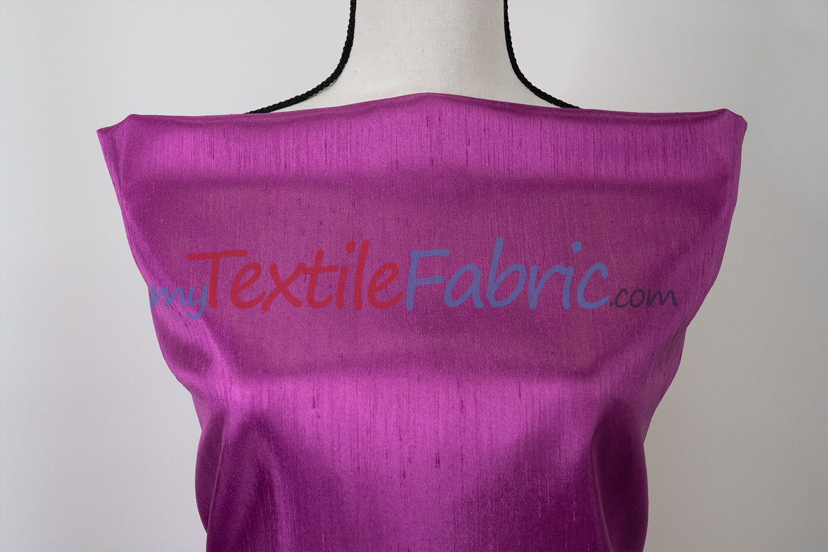 Shantung Satin Fabric | Satin Dupioni Silk Fabric | 60" Wide | Multiple Colors | Yards & Bolts