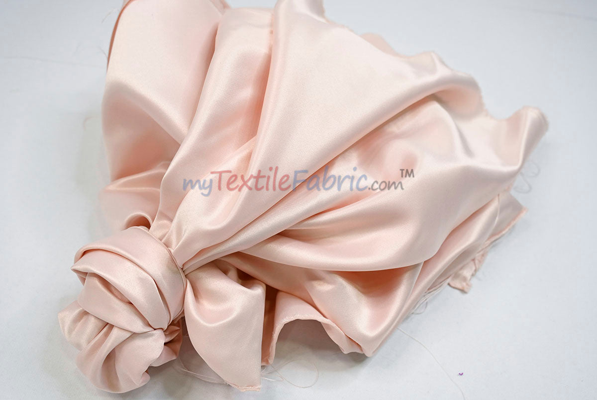 Stretch Matte Satin Peau de Soie Fabric | 60" Wide | Stretch Duchess Satin | Stretch Dull Lamour Satin for Bridal, Wedding, Costumes, Bridesmaid Dress