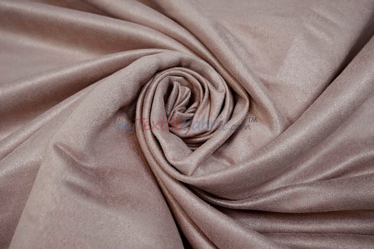 Suede Fabric | Microsuede | 40 Colors | 60" Wide | Faux Suede | Upholstery Weight, Tablecloth, Bags, Pouches, Cosplay, Costume | Continuous Yards |