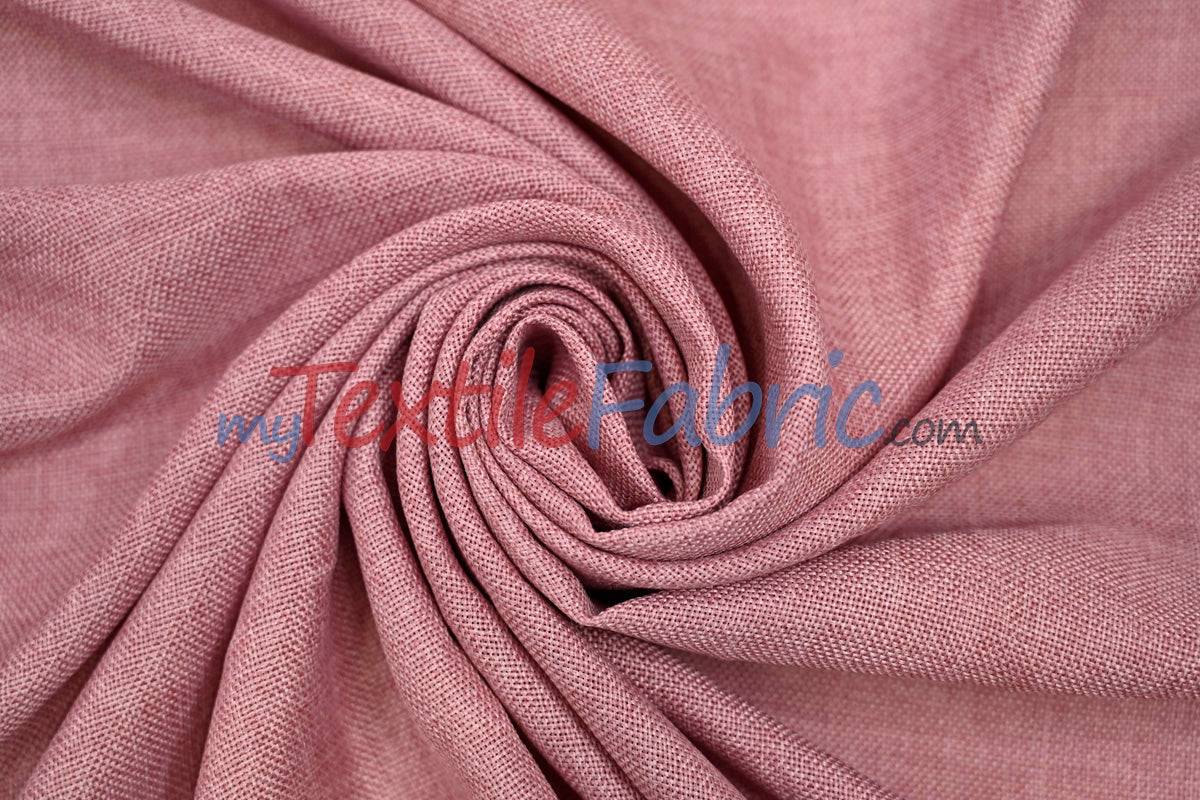 Vintage Linen Fabric | Imitation Burlap Fabric | 60" Wide | Faux Burlap | Vintage Rustic Natural Look Burlap | Washable Burlap Fabric for Decor |