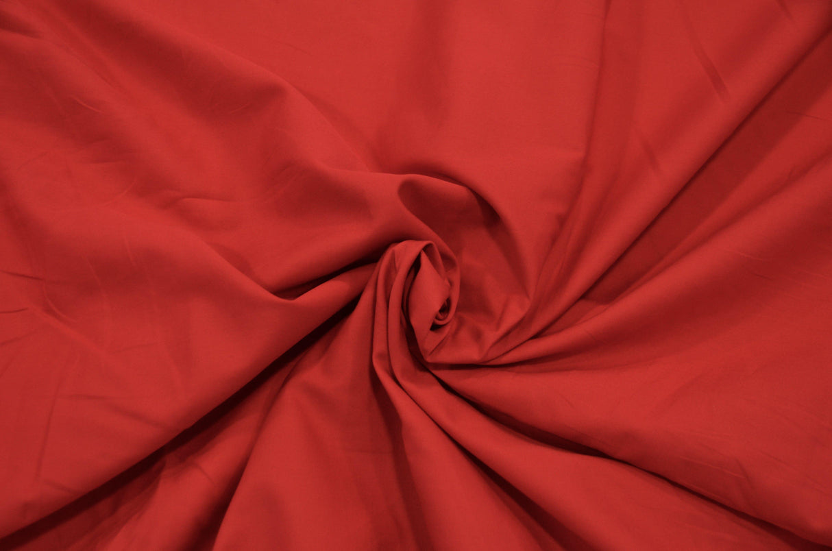 100% Cotton Poplin Broadcloth by the Continuous Yard | 60" Wide | White Red Charcoal and Olive | Mask Fabric, Shirt, Pouch | Fabric mytextilefabric Yards Red