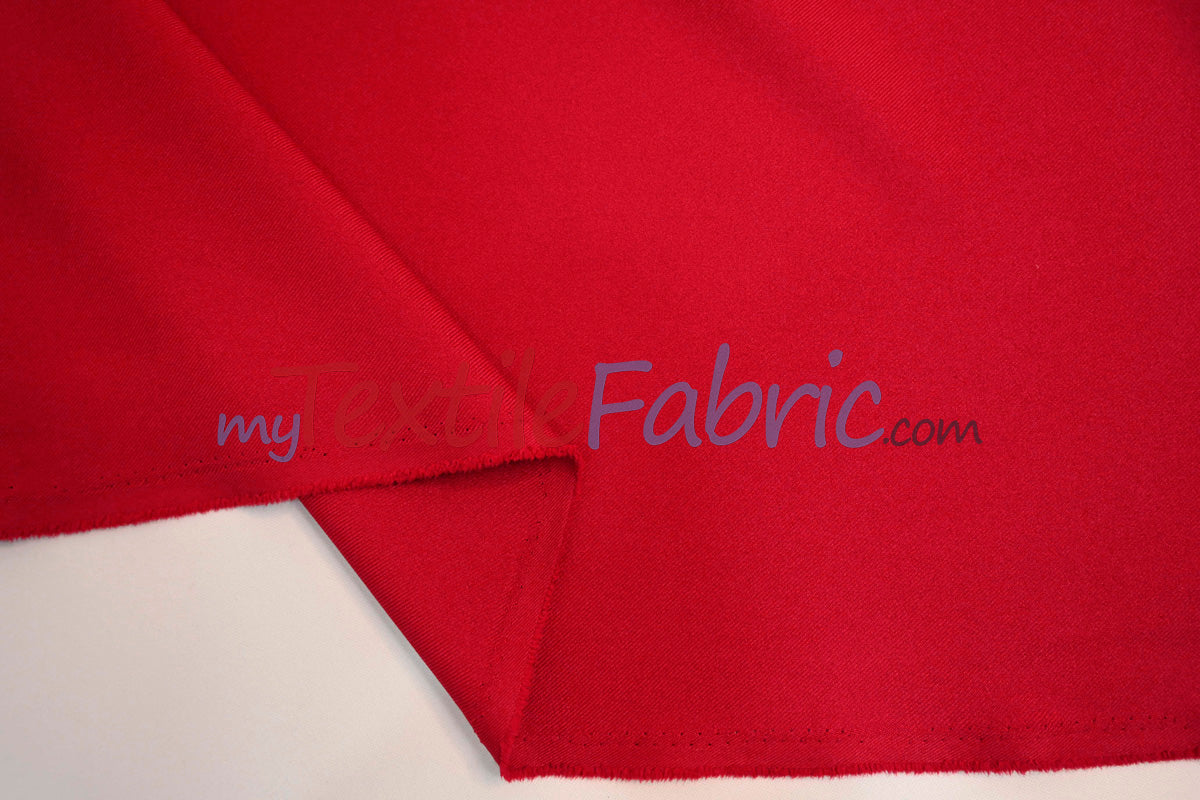 Polyester Gabardine Fabric | Polyester Suiting Fabric | 58" Wide | Multiple Colors | Polyester Twill Fabric |