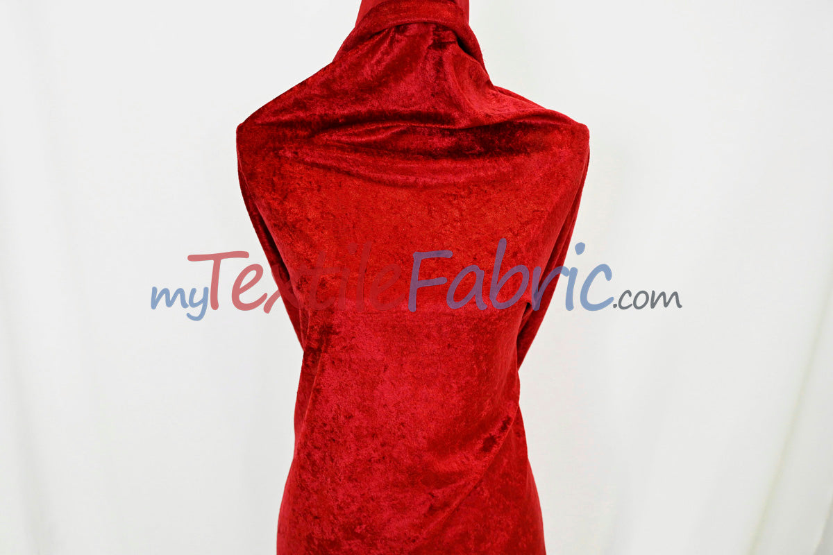 Panne Velvet Fabric | 60" Wide | Crush Panne Velour | Apparel, Costumes, Cosplay, Curtains, Drapery & Home Decor