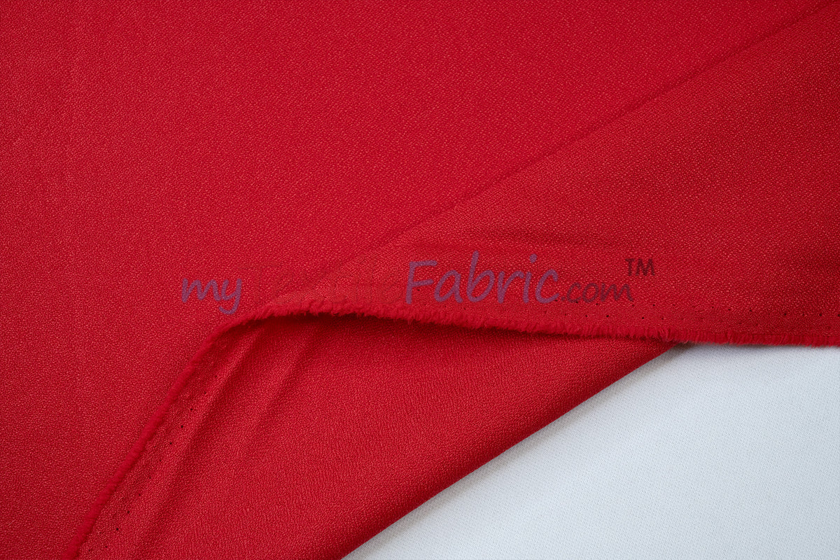 Polyester Crepe Fabric by the Yard | 100% Polyester | 60" Wide |
