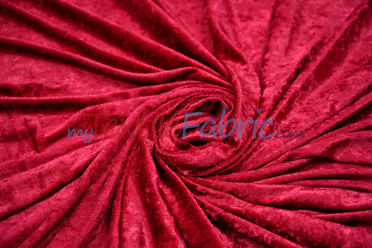 Panne Velvet Fabric | 60" Wide | Crush Panne Velour | Apparel, Costumes, Cosplay, Curtains, Drapery & Home Decor