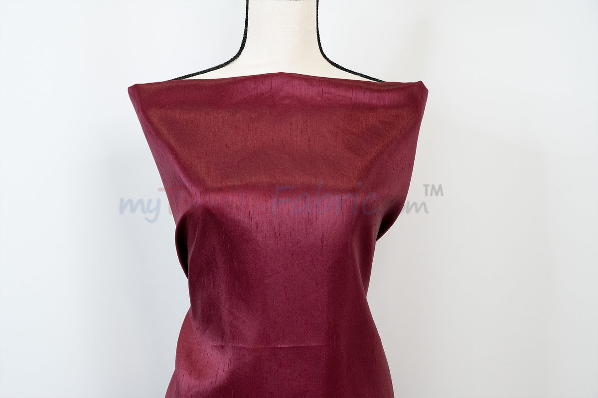Shantung Satin Fabric | Satin Dupioni Silk Fabric | 60" Wide | Multiple Colors | Yards & Bolts
