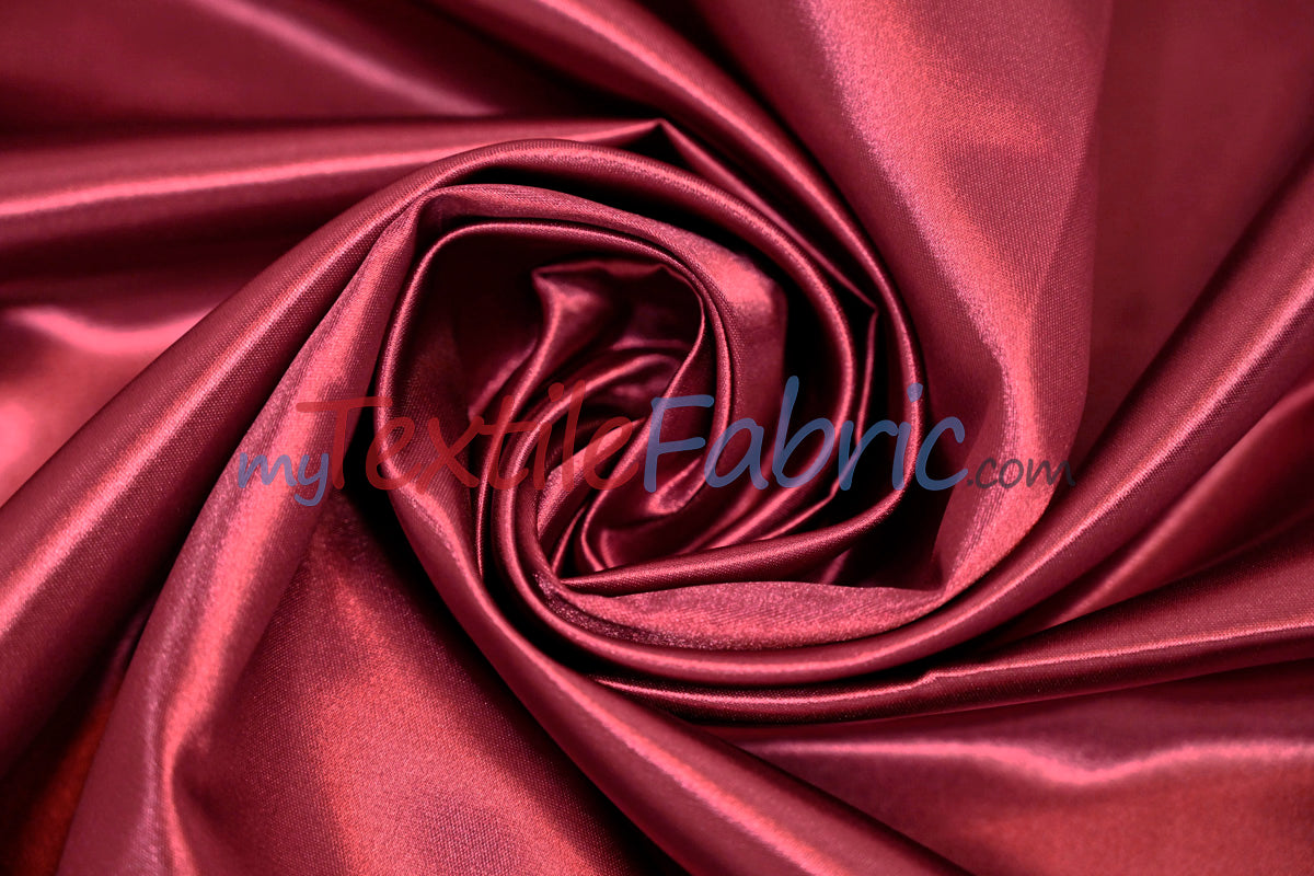 Bridal Satin Fabric | Shiny Bridal Satin | 60" Wide | Multiple Colors | Yards & Bolts