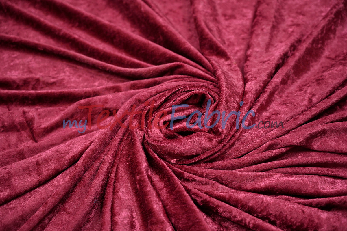 Panne Velvet Fabric | 60" Wide | Crush Panne Velour | Apparel, Costumes, Cosplay, Curtains, Drapery & Home Decor