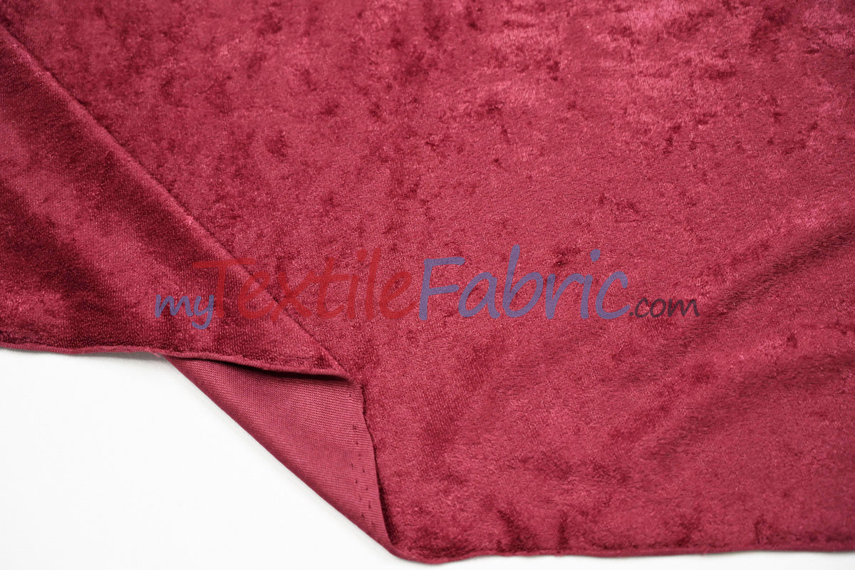 Panne Velvet Fabric | 60" Wide | Crush Panne Velour | Apparel, Costumes, Cosplay, Curtains, Drapery & Home Decor