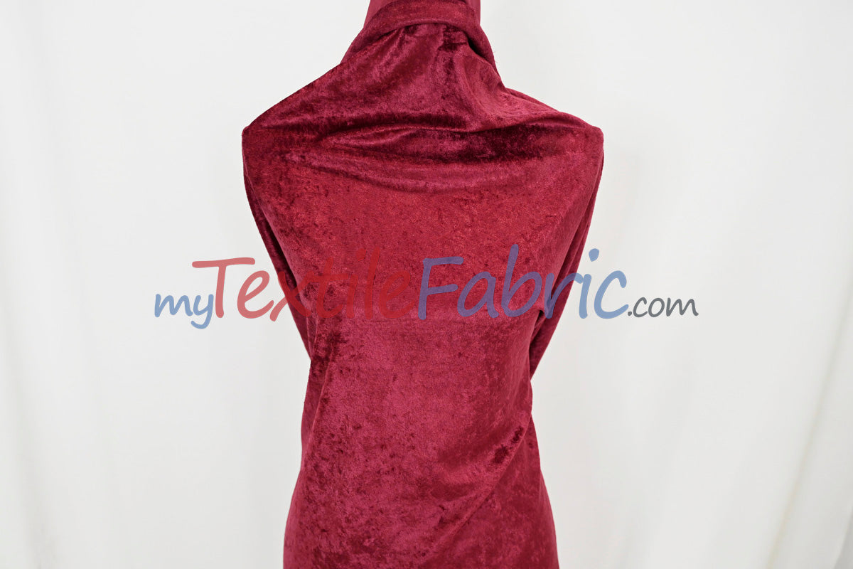 Panne Velvet Fabric | 60" Wide | Crush Panne Velour | Apparel, Costumes, Cosplay, Curtains, Drapery & Home Decor