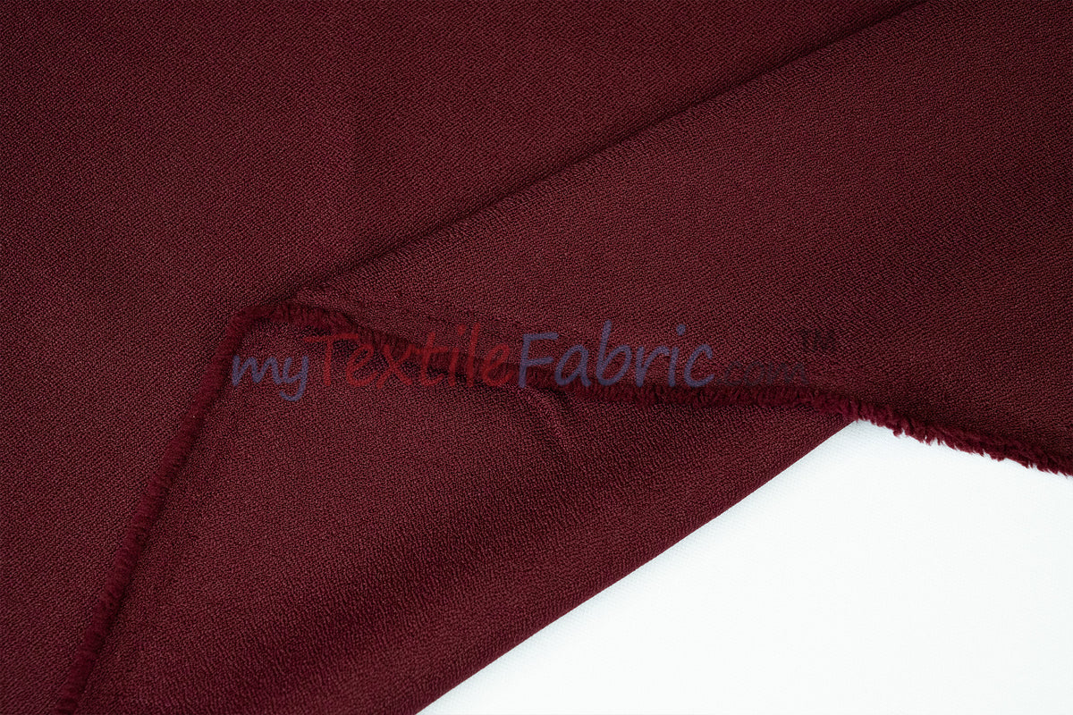 Polyester Crepe Fabric by the Yard | 100% Polyester | 60" Wide |