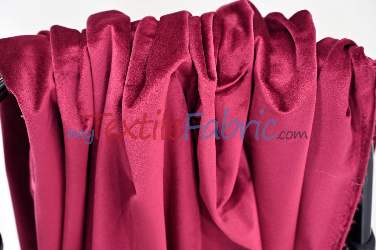 BT Royal™ ------------------------------A Plush Velvet Fabric | Soft and Plush Non Stretch Velvet Fabric | 60" Wide | Apparel, Decor, Drapery and Upholstery Weight | Multiple Colors