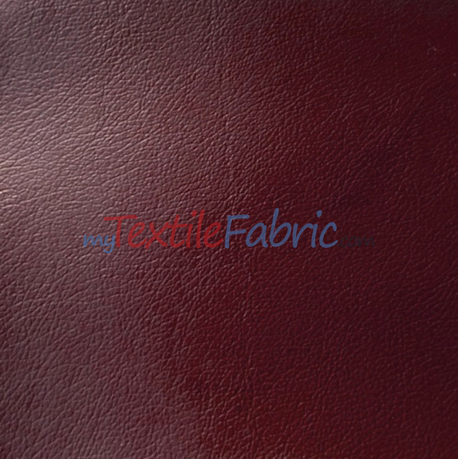 Soft and Smooth Vinyl Fabric | Apparel and Upholstery Weight Vinyl | 54" Wide | Multiple Colors | Imitation Leather |