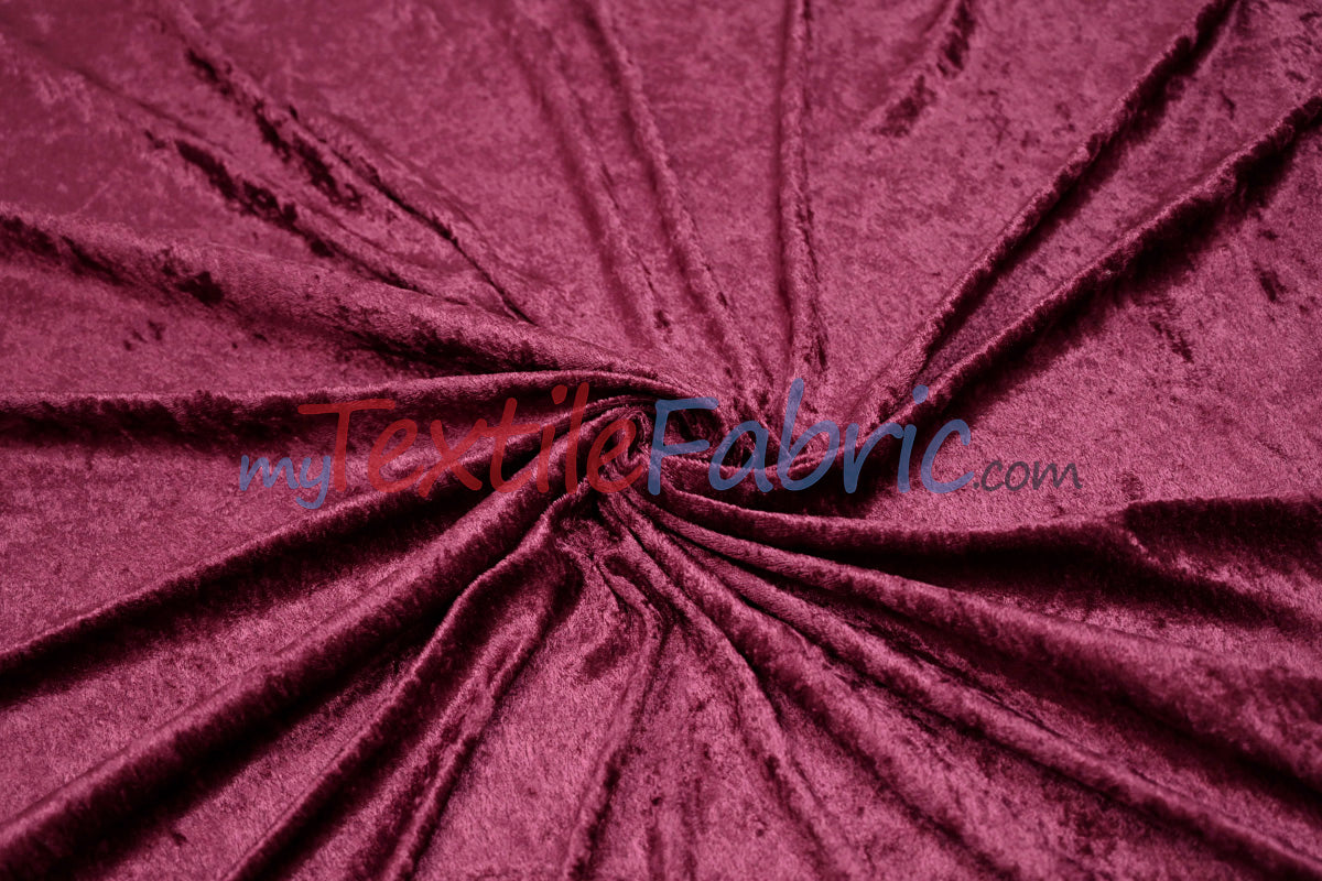 Panne Velvet Fabric | 60" Wide | Crush Panne Velour | Apparel, Costumes, Cosplay, Curtains, Drapery & Home Decor