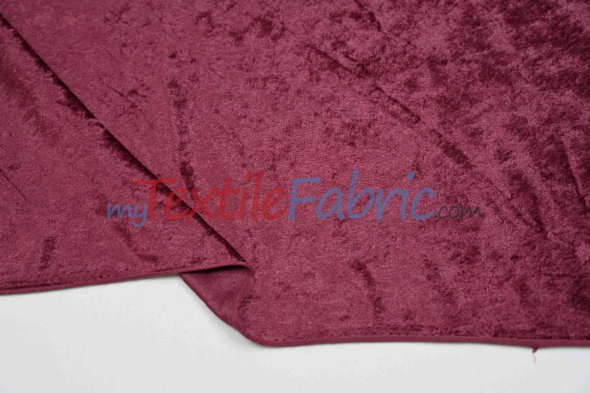 Panne Velvet Fabric | 60" Wide | Crush Panne Velour | Apparel, Costumes, Cosplay, Curtains, Drapery & Home Decor