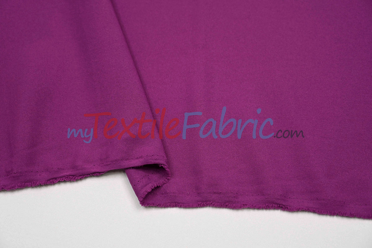 60" Wide Polyester Fabric Yards and Bolts | Visa Polyester Poplin Fabric | Basic Polyester for Tablecloths, Drapery, and Curtains