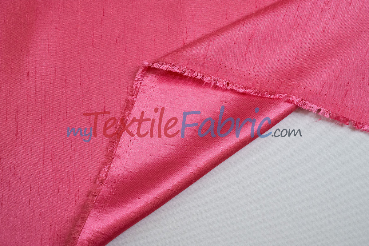 Shantung Satin Fabric | Satin Dupioni Silk Fabric | 60" Wide | Multiple Colors | Yards & Bolts