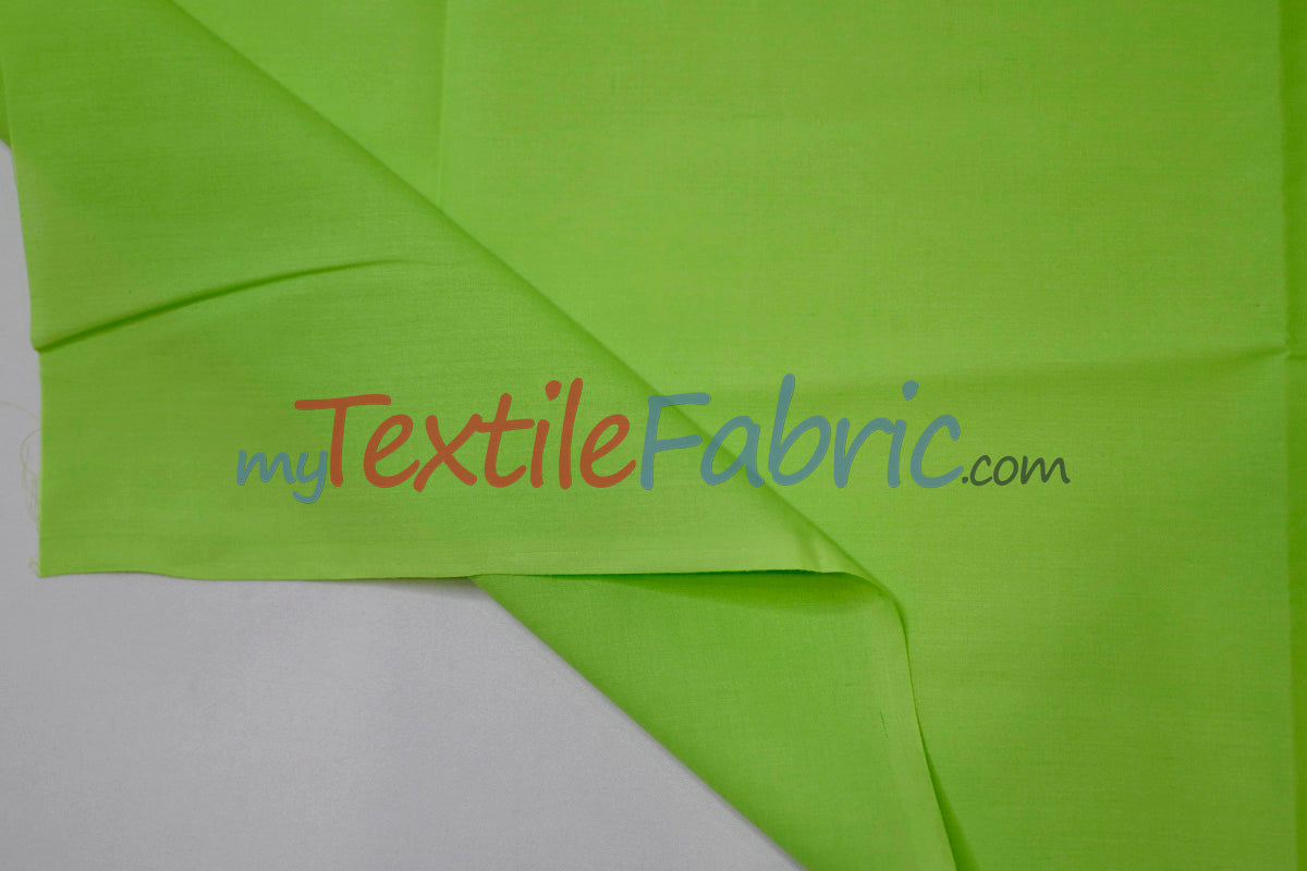 Polyester Cotton Broadcloth Fabric | 60" Wide | Solid Colors | Continuous Yards and by Bolt