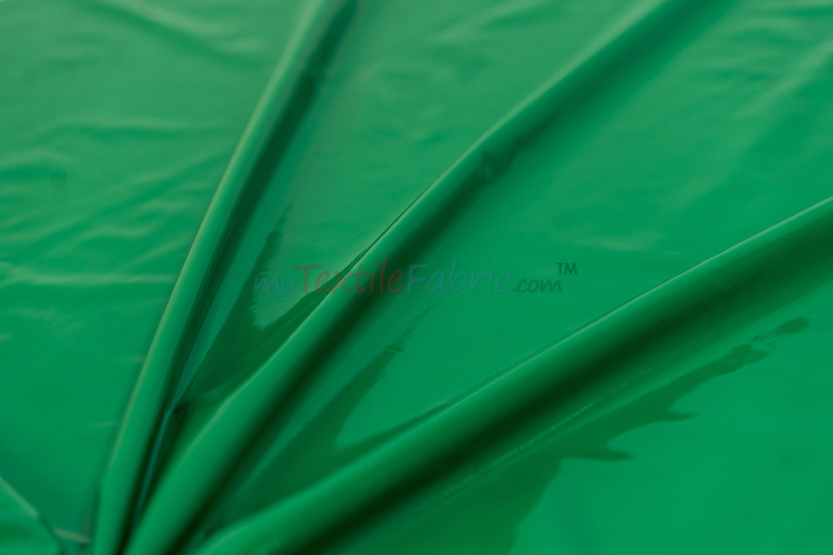 Shiny Stretch Patent Vinyl Fabric | 94% Polyester, 6% Spandex | 55" Wide | Glossy & Flexible Material for Fashion and Crafts