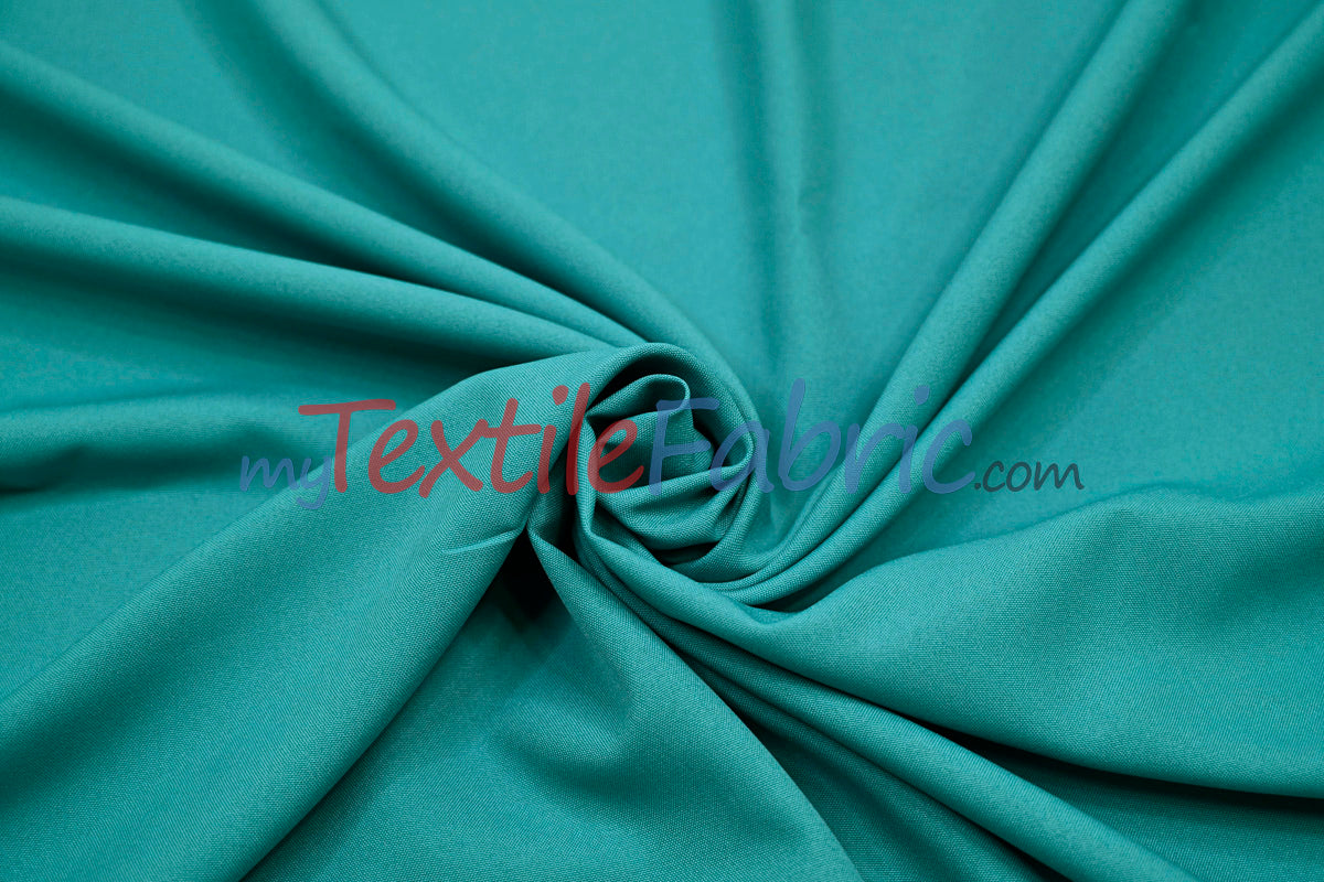60" Wide Polyester Fabric Yards and Bolts | Visa Polyester Poplin Fabric | Basic Polyester for Tablecloths, Drapery, and Curtains