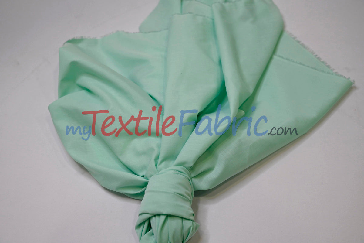 Polyester Cotton Broadcloth Fabric | 60" Wide | Solid Colors | Continuous Yards and by Bolt