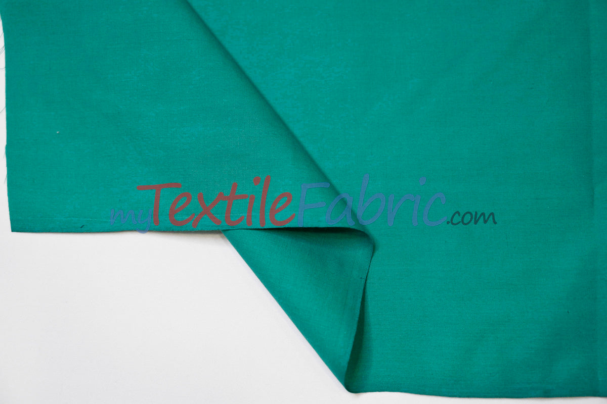 Polyester Cotton Broadcloth Fabric | 60" Wide | Solid Colors | Continuous Yards and by Bolt