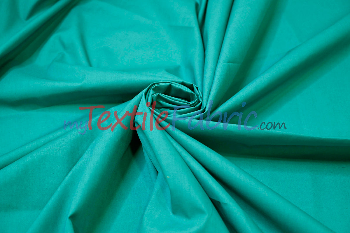Polyester Cotton Broadcloth Fabric | 60" Wide | Solid Colors | Continuous Yards and by Bolt