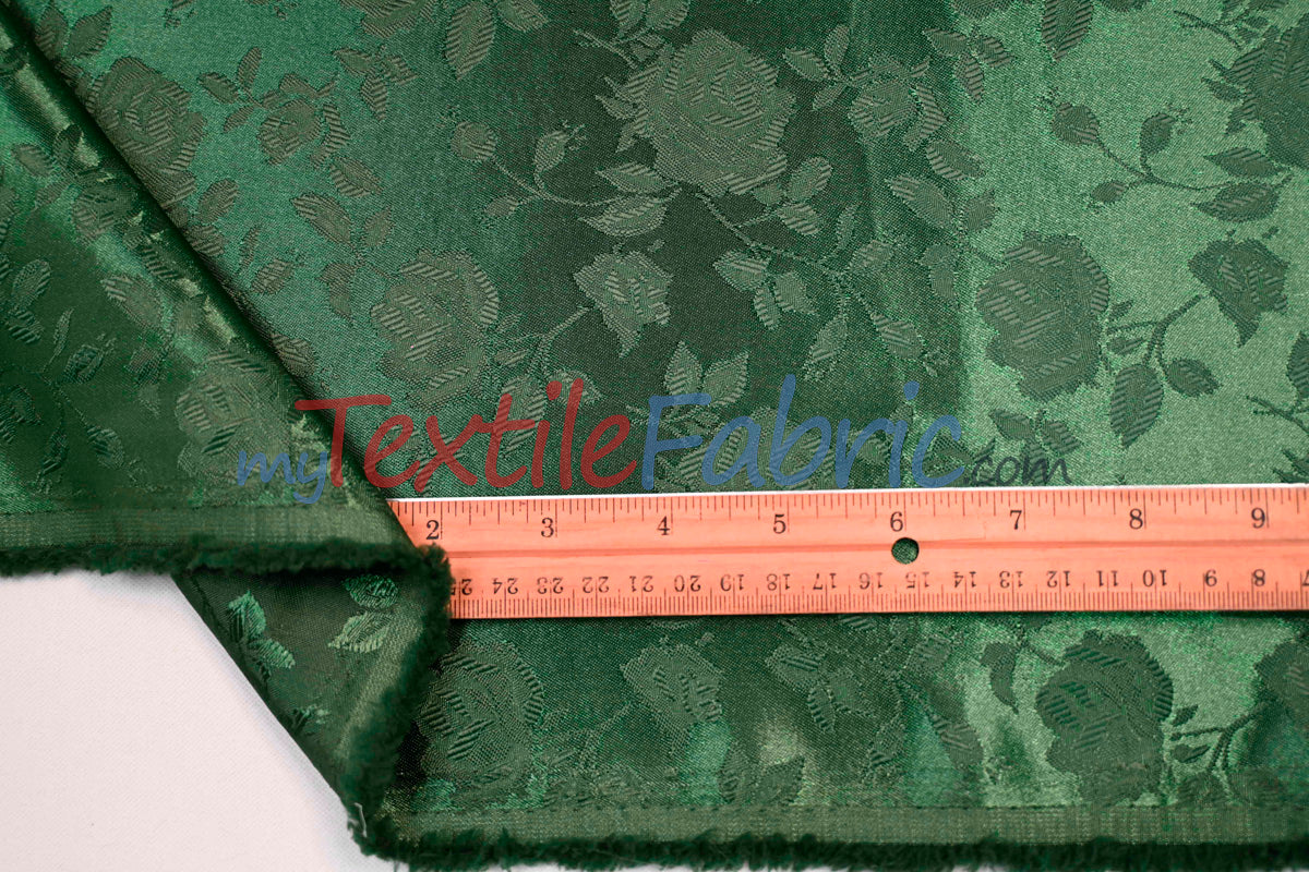 Satin Jacquard | Satin Flower Brocade | 60" Wide | Sold by the Continuous Yard |