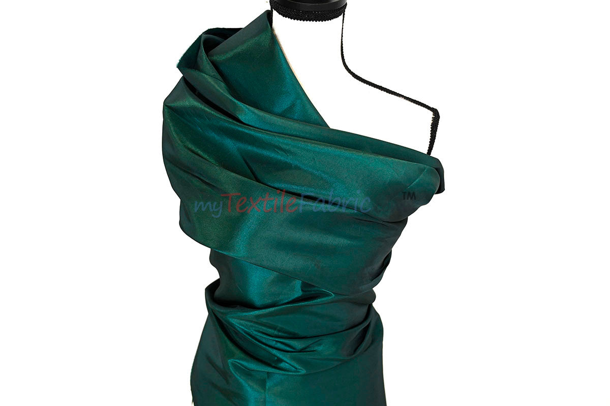 Taffeta Fabric | Two Tone Taffeta Fabric | Non Stretch Taffeta | 60" Wide | Multiple Solid Colors